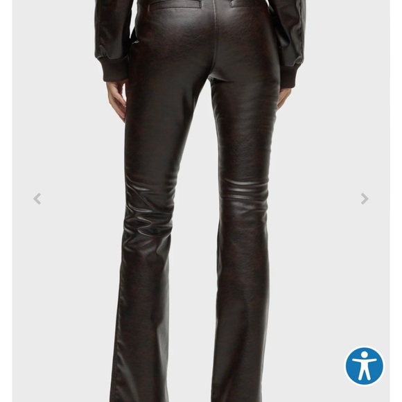 NWOT Hudson Barbara High-Rise Vegan Leather Pants | Sleek Black Bootcut✨ - Picture 8 of 14